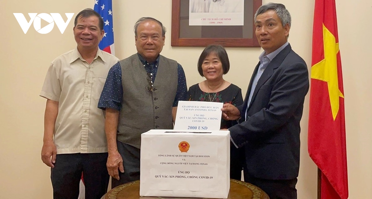 Tổng Lãnh sự quán Việt Nam tại Texas phát động ủng hộ Quỹ Vaccine phòng chống Covid-19